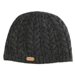 Aran Cable Pullon Hat Charc