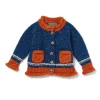 Baby Roll Neck Cardigan Denim