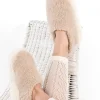 Beige Wool Slippers