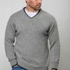 Cashmere Mix V Neck Sweater