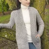 Celtic Braid Coat Grey