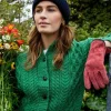 Clover Cropped Cardigan Green
