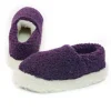 Dark Purple Wool Slippers