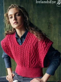 Diamond Vest Bramble Red