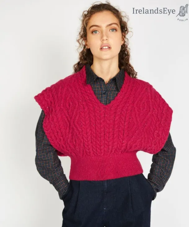Diamond Vest Bramble Red