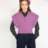 Diamond Vest Lilac
