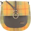 Grace Tweed Bag Orange Green