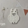 Handknit 100% Merino Baby Romper