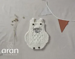 Handknit 100% Merino Baby Romper