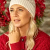 Irish Aran Hat Natural