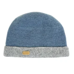 Irish Crochet Hat Denim