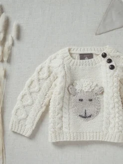 Kids Handknit Merino Sweater Made in Ireland