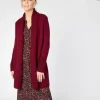 Kilcool Textured Coatigan Claret