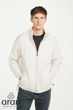 Lined Shetland Jacket Natural
