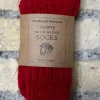 Luxury Wool Blend Socks Red