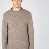 Men's Crew Neck Wool and Cashmere Sweater Rocky Ground