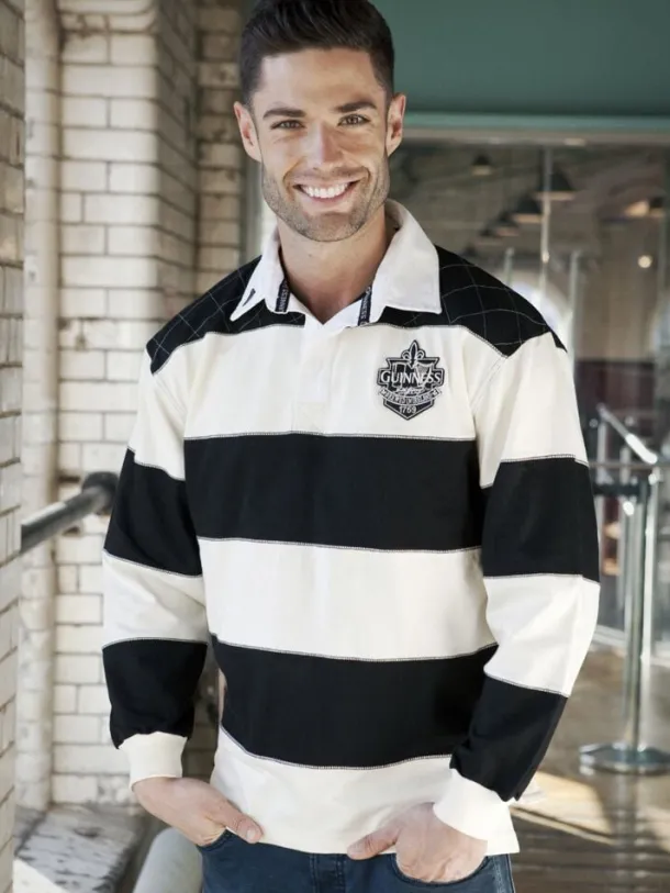 Men's Long Sleeve Guinness Rugby Shirt