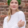 100% Merino Wool Beret Green