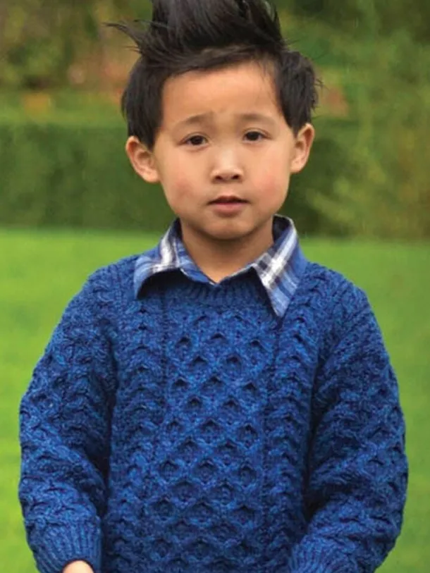 Merino wool Children's Aran Sweater