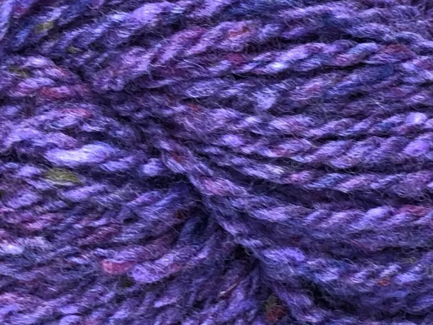 Soft Donegal Knitting Wool Purple 100g