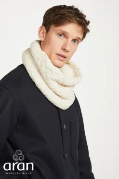 Super Soft Aran Snood Natural