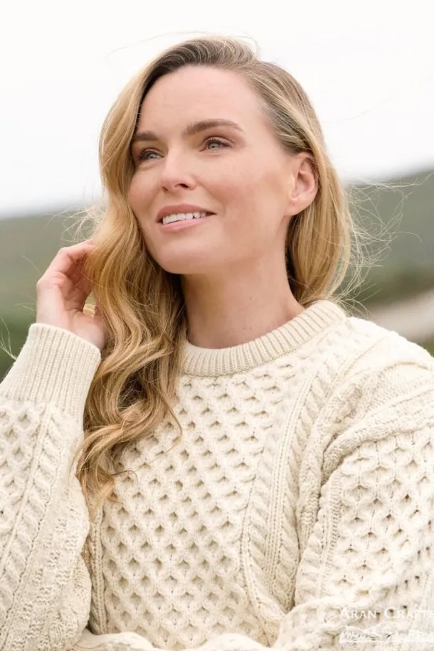 Super Soft Crew Neck Sweater Natural