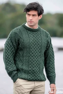 Super Soft Crew Neck Sweater Army Green