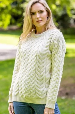 Super Soft Merino Wool Sweater Natural