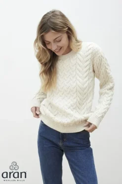 Super Soft Merino Wool Sweater Natural