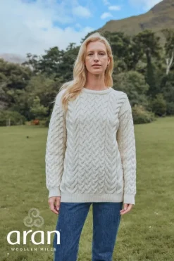 Super Soft Merino Wool Sweater Natural