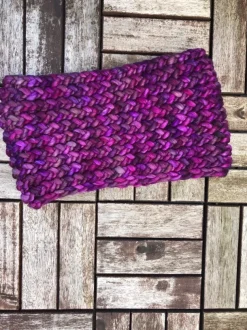 Super-soft Snood - Handmade in Ireland - Rich Purple