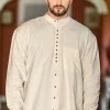 Traditional Grandfather Shirt - Stone