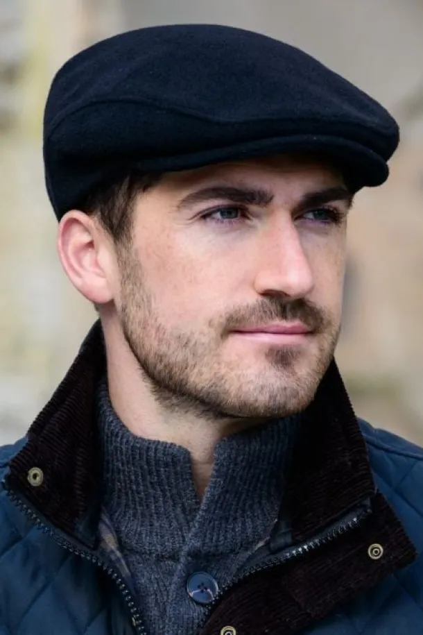 Trinity Flat Cap Black