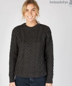 Unisex Heavyweight Aran Sweater Graphite