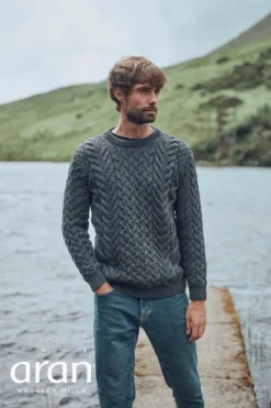 Unisex Super Soft Merino Wool Sweater Charcoal