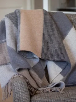 Wool and Cashmere Throw Col.1490